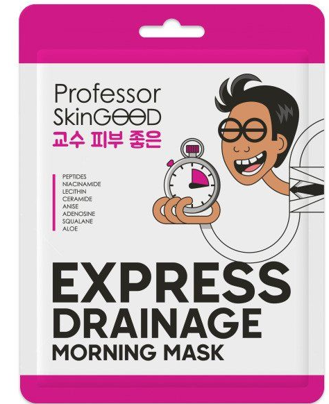 Professor SkinGood Маска для лица, тканевая маска для лица, утренняя, 30 мл, 1 шт.