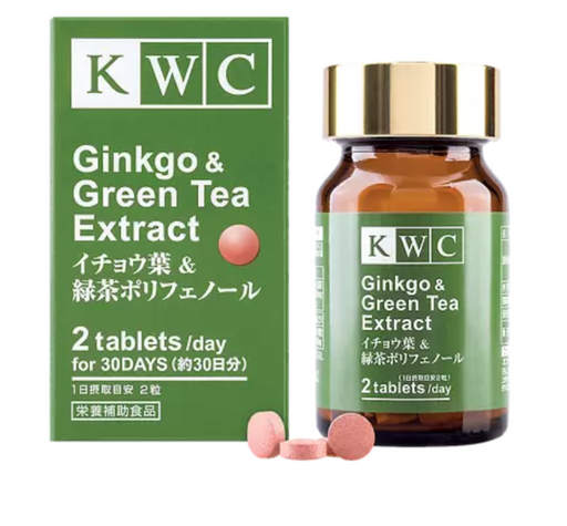 KWC Гинкго и экстракт зеленого чая, таблетки, 60 шт.