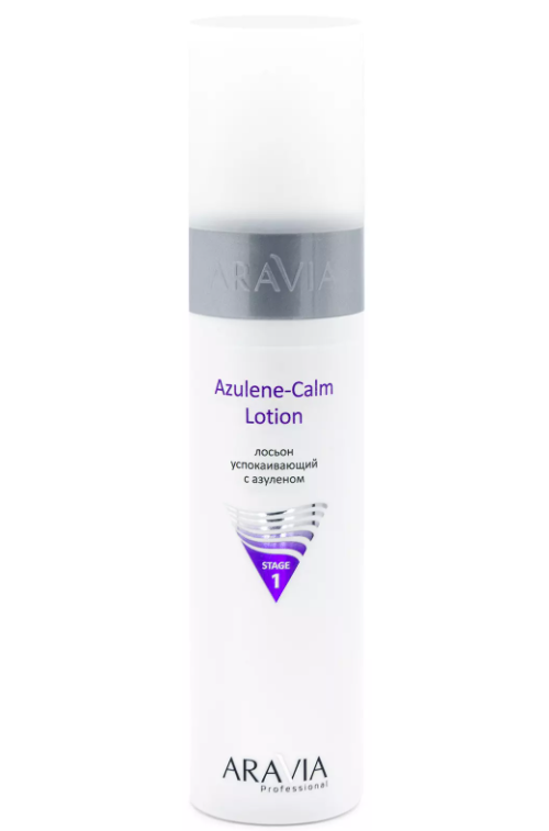 Aravia Professional Azulene-Calm Лосьон для лица успокаивающий, лосьон для лица, с азуленом, 250 мл, 1 шт.