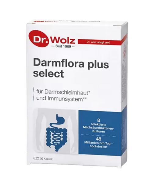 Dr.Wolz Darmflora plus select intensiv, капсулы, 20 шт.