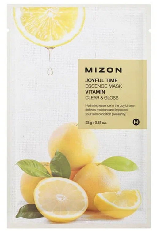 Mizon Тканевая маска для лица, тканевая маска для лица, с витамином С, 23 г, 1 шт.