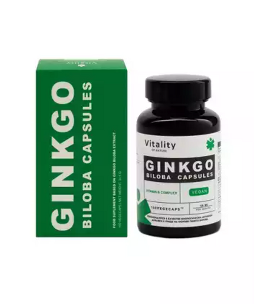 Vitality Гинкго билоба, 120 мг, капсулы, 100 шт.