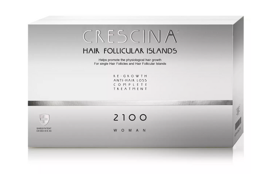 Crescina HFI 2100 Комплекс против выпадения и для роста волос, для женщин, 10+10, 20 шт.