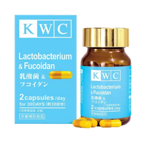 KWC Лактобактерии с фукоиданом, капсулы, 60 шт.