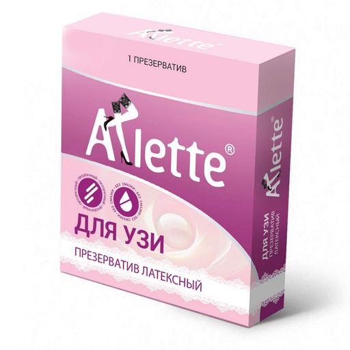 Arlette Презерватив латексный для УЗИ, презерватив, 1 шт.