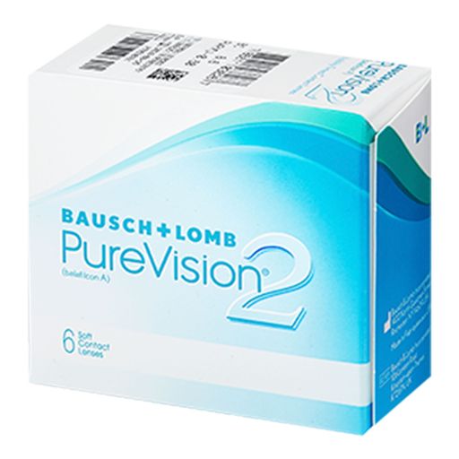 Bausch&Lomb PureVision 2 Контактные линзы плановой замены, BC=8.6 d=14.0, D(-4.25), 6 шт.