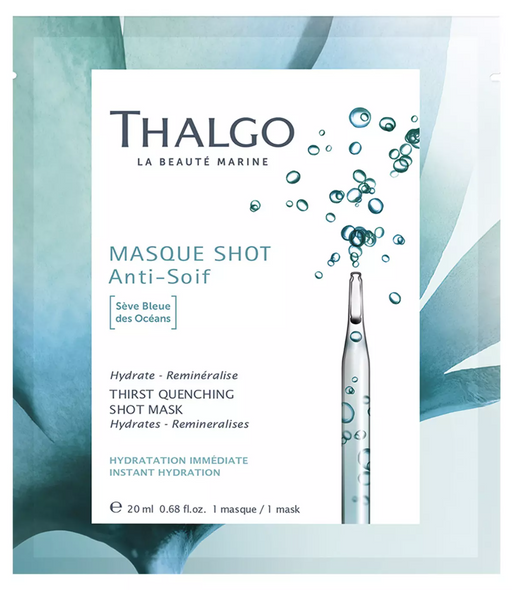 Thalgo Экспресс-маска интенсивно увлажняющая, тканевая маска для лица, 20 мл, 1 шт.