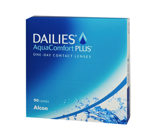Alcon Dailies AquaComfort Plus контактные линзы однодневные, BC=8.7 d=14.0, D(-1.75), 90 шт.