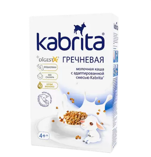 Kabrita Каша гречневая на козьем молочке, для детей с 4 месяцев, каша, 180 г, 1 шт.