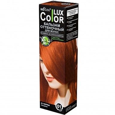 Belita Color Lux Бальзам для волос оттеночный, бальзам для волос, тон 01 Корица, 100 мл, 1 шт.