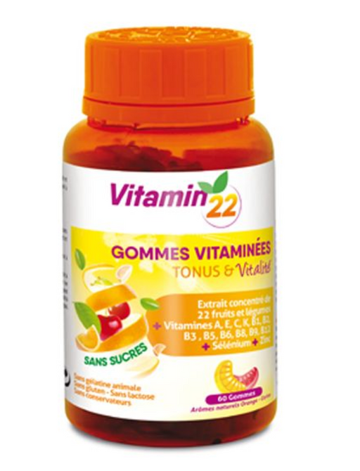Vitamin 22 мультивитамин, пастилки жевательные, 60 шт.