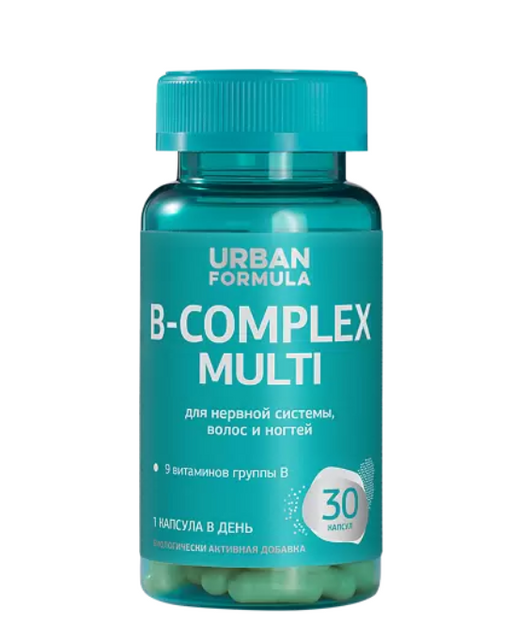 Urban Formula B-Complex Multi Витамины группы B, капсулы, 30 шт.