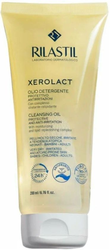 Rilastil Xerolact Защитное и успокаивающее масло для очищения, масло, 200 мл, 1 шт.