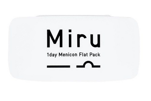 Miru 1day Flat Pack Menicon Линзы контактные однодневные мягкие, BC=8,6 d=14,2, D(-4.75), 30 шт.