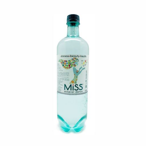 Стэлмас Miss Mineral Detox Вода питьевая Mg+, газированная, 1 л, 1 шт.